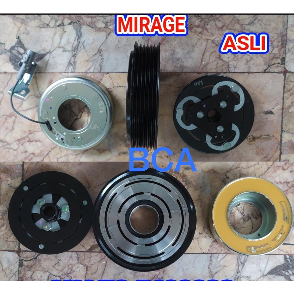 Magnet Clutch Ac Mobil Mitsubishi Mirage Original Valeo