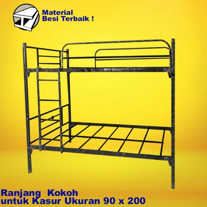 +%+%+%] Ranjang Susun Tingkat Besi