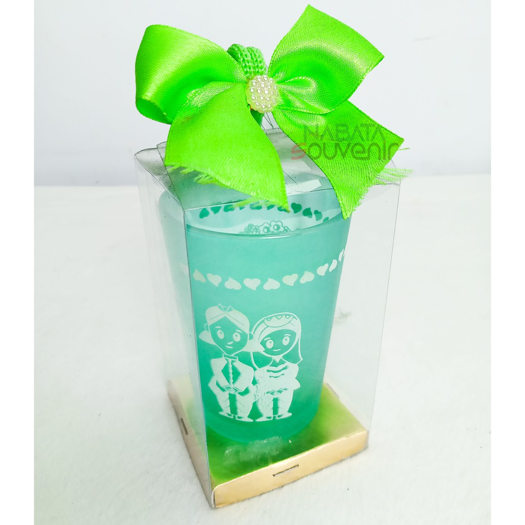 Gelas Gelas Doff Custom Sablon Kemas Mika