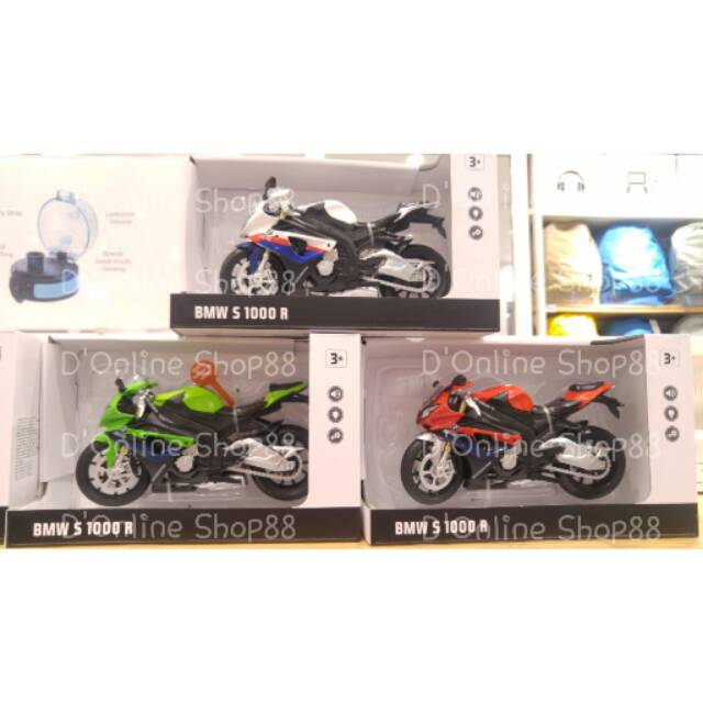 Miniso Motorbike Miniatur Motor Gede Mini MotoGp Pajangan BMW S 1000 R Kawasaki Ninja Mainan Anak