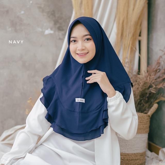 KHIMAR AMEERA ORIGINAL BYDEVINA-Navy