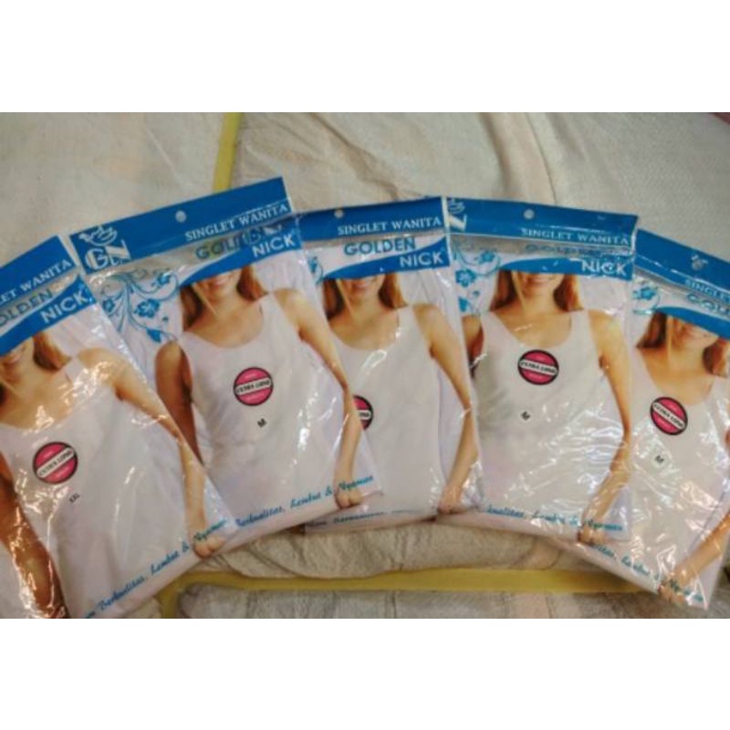 Singlet Golden Nick,/Tanktop Golden Nick warna ptih