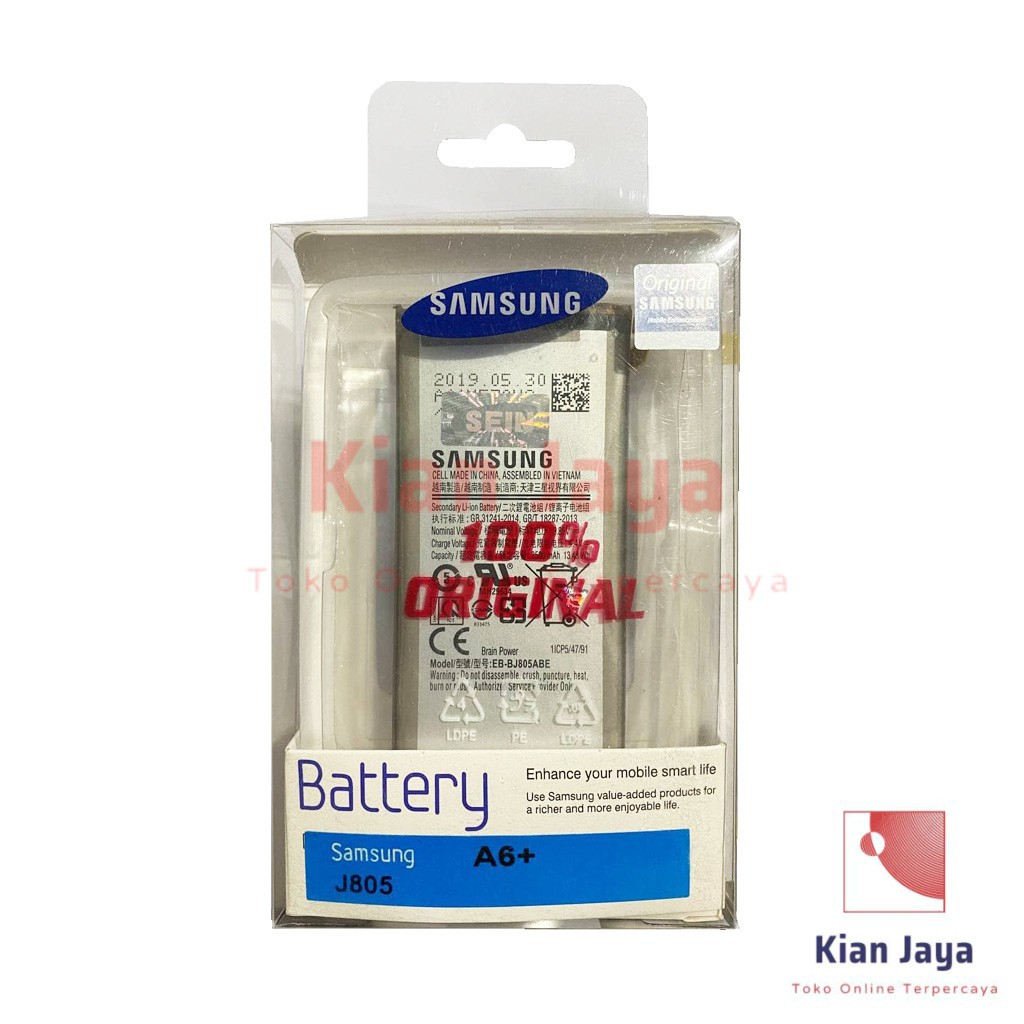 [Garansi 100% Ori] Baterai Samsung Galaxy A6 Plus / J805 / EB-BJ805ABE Batre Battery Hp A6+ Original