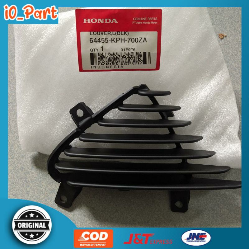 Louver L HITAM ( Cover Sayap Tengah ) – Supra X 125 & Supra X 125 Injection
