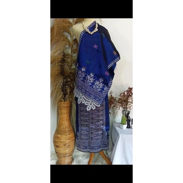 songket silungkang full kristal premium