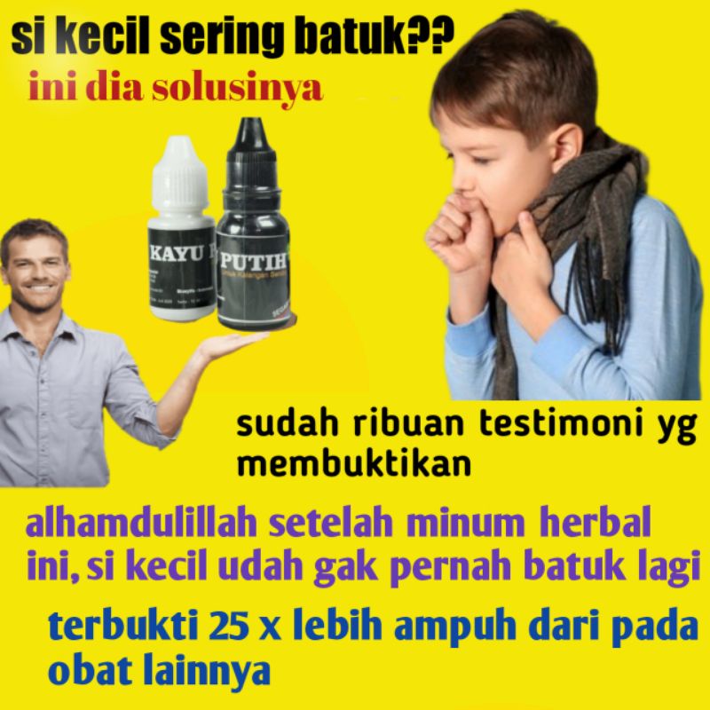 KAYU PUTIH PLUS Minyak Herbal Tetes Obat Gangguan Paru-Paru Sesak Nafas Batuk Influenza
