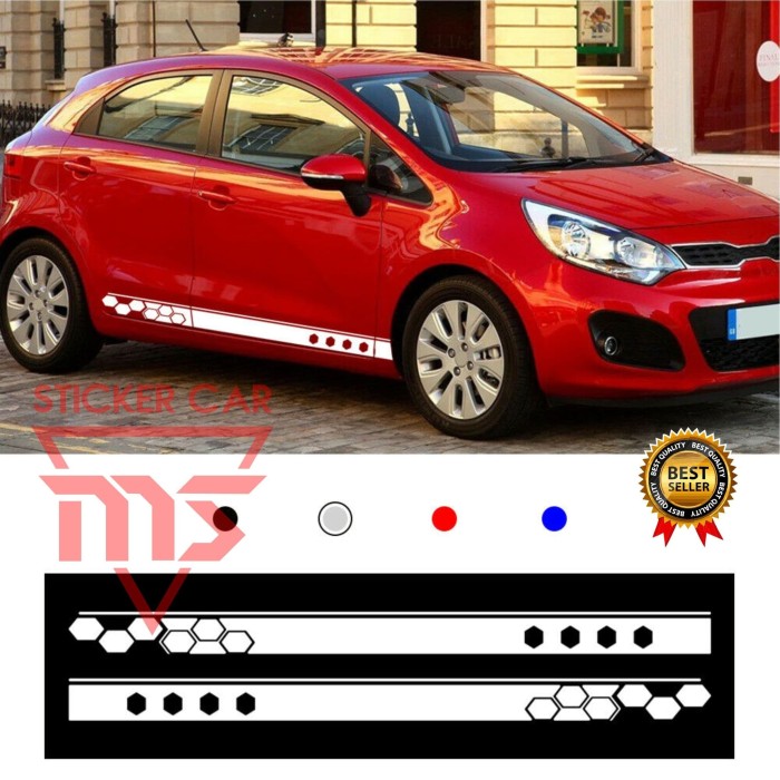 STICKER STIKER KIA RIO CUTTING SIDE BODY SPECIAL FOR KIA RIO Keren