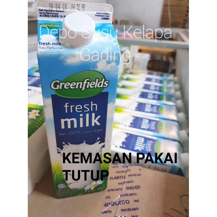 

BIG SALE! Susu Greenfields Fresh Milk 1L | Greenfield Plain Full Cream 1 L