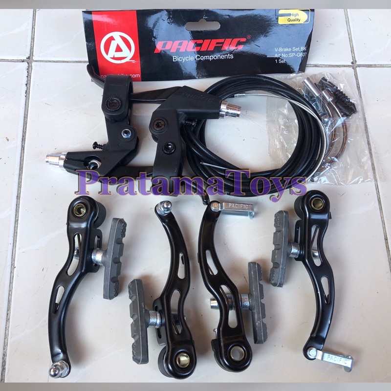 Rem V Brake V-Brake Set Rem Pacific V brake Pacific Lengkap Murah