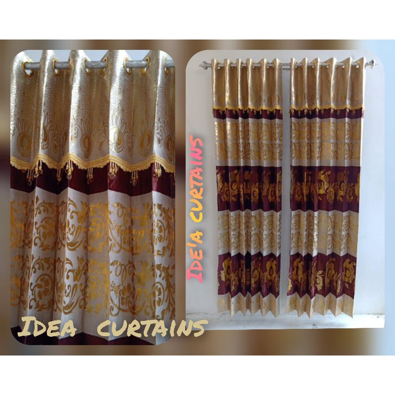 GORDEN BLACKOUT PONI RUMBAI HORDENG JENDELA PINTU MINIMALIS MODEL SMOKRING PONI TEMPEL