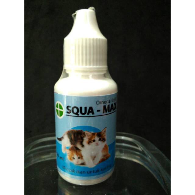 SQUA MAX cat 30ml Minyak ikan tetes