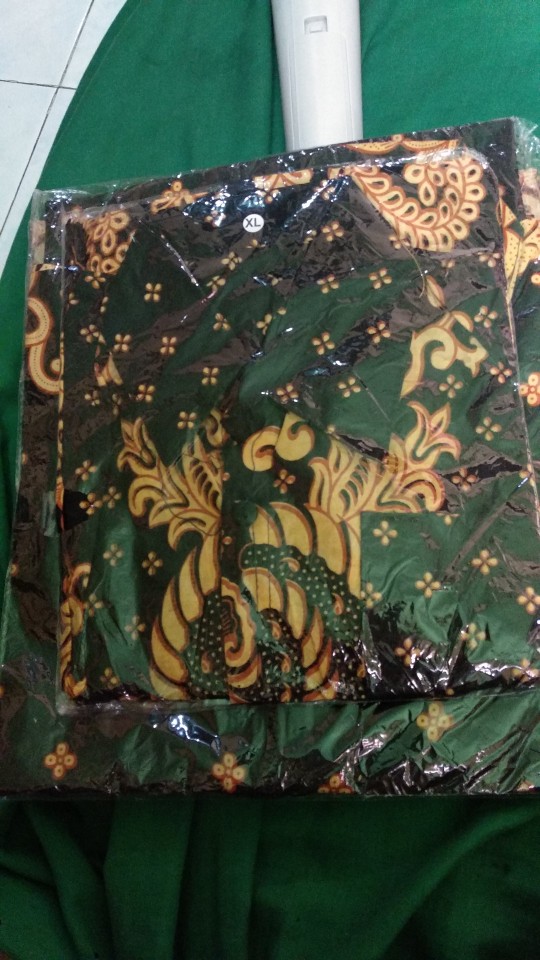 Promo Batik Couple Keluarga Sarimbit Sania Ruffle Batik Ori Ndoro Jowi Motif Gurita Kuning