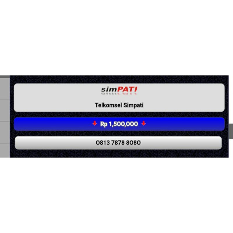 NOMOR CANTIK SIMPATI 0813 7878 8080