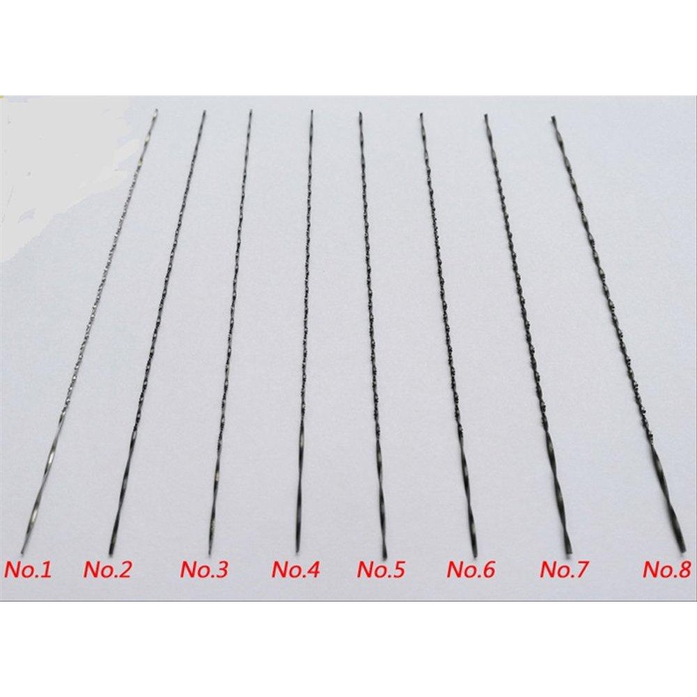 Jual ST MATA GERGAJI SPIRAL  Panjang 130mm Wire Saw Blade Spiral Scroll Saw Murah