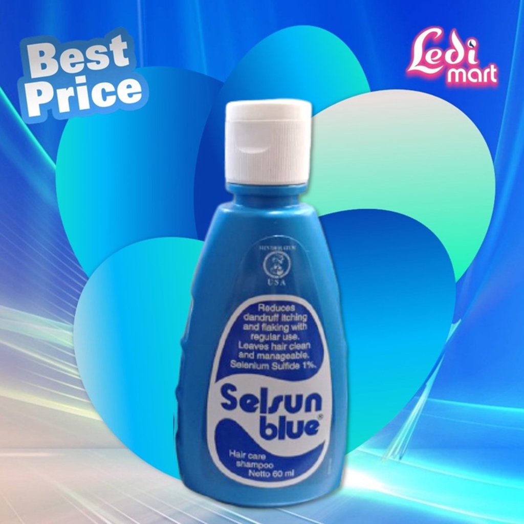 ORIGINAL Selsun Blue Shampoo 120ml / Shampo / Sampo Anti Ketombe / Anti Dandruff / Anti Gatal / LEDI MART