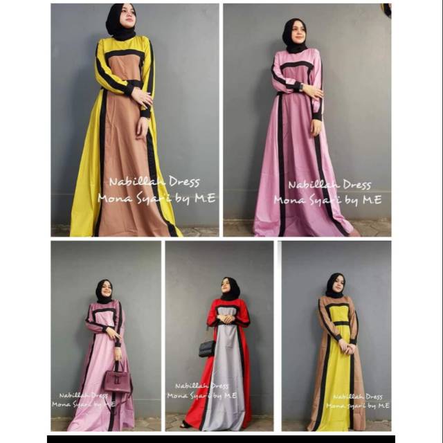 Nabillah dress Mona syari by M.e