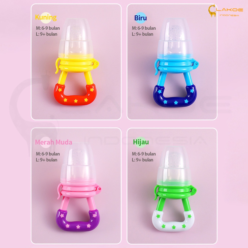 LAKOE Empeng Buah Bayi / Dot Buah Bayi / Fruit Feeder Pacifier / Baby Fruit &amp; Food Feeder