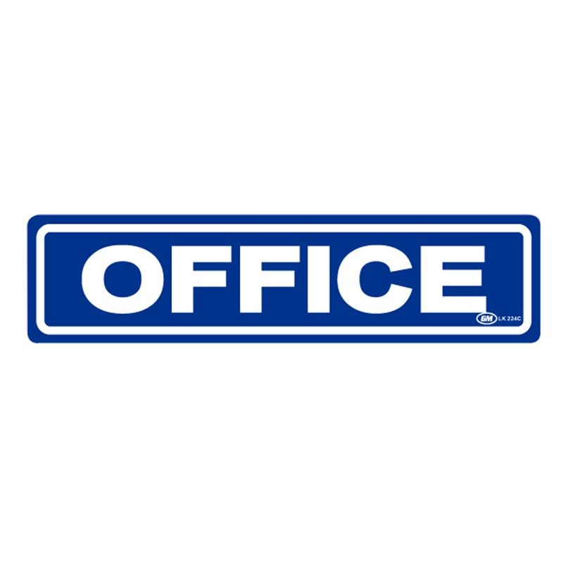 

Papan Tanda / Sign Board / Label Acrylic OFFICE LK 224 C