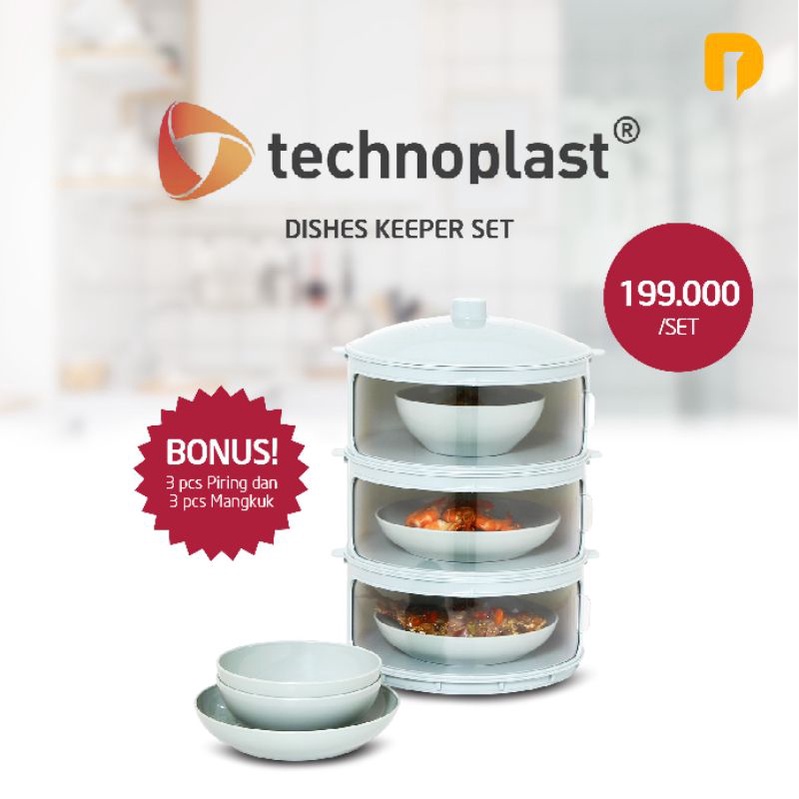 Technoplast Dishes Keeper Set