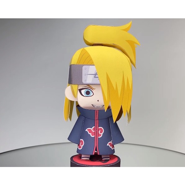 Chibi Deidara Akatsuki Naruto Shippuden Papercraft