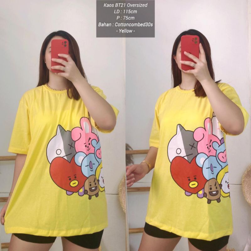 Kaos BT21 Oversized