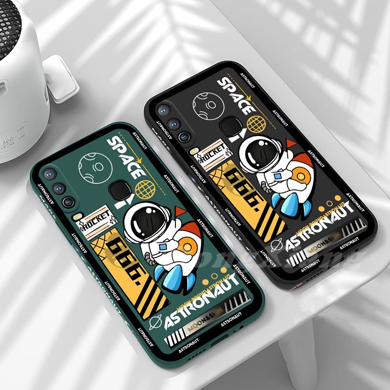 Soft Case TPU Motif Astronot Luar Angkasa Untuk Redmi Note 12 Pro 5G /POCO X5 /10 5G / Note 11 / 11s / 10 / 10Pro / M3 / 9 / 9s / 9A / 9C / 8pro / Poco / X3 / 10C / M3 / X3Pro