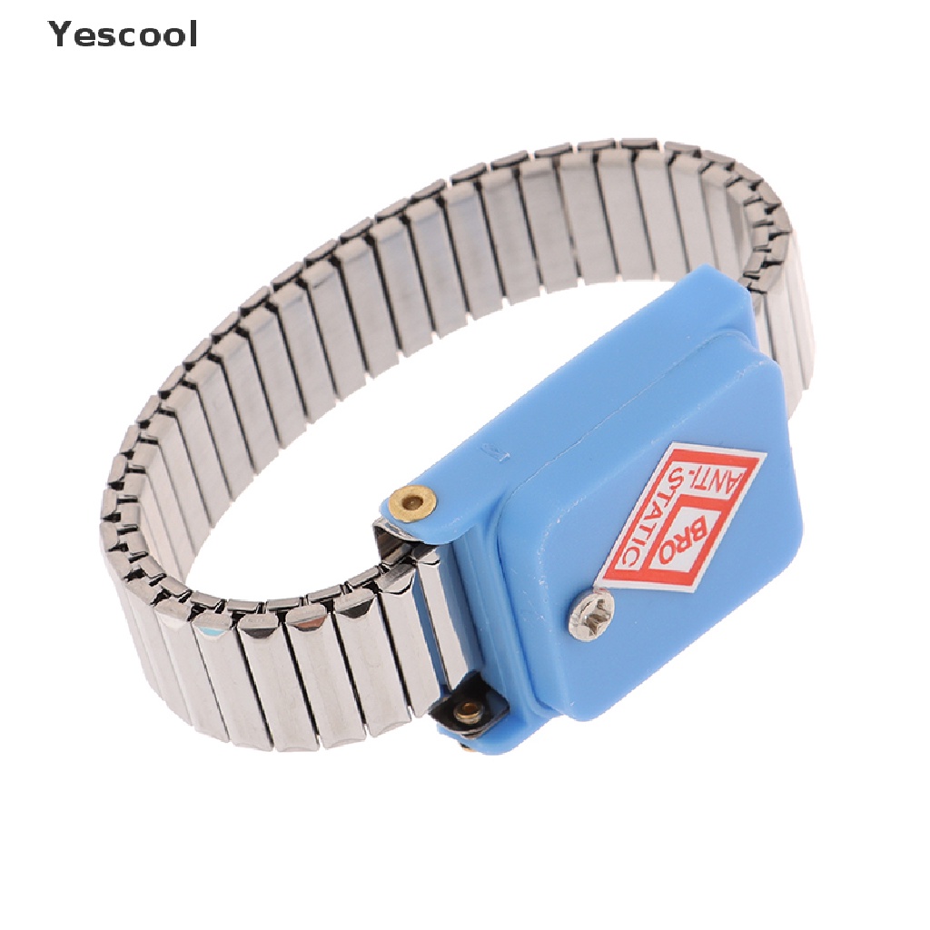 Yes Strap Pergelangan Tangan Anti Statis Wireless Esd Pulse Bahan Metal