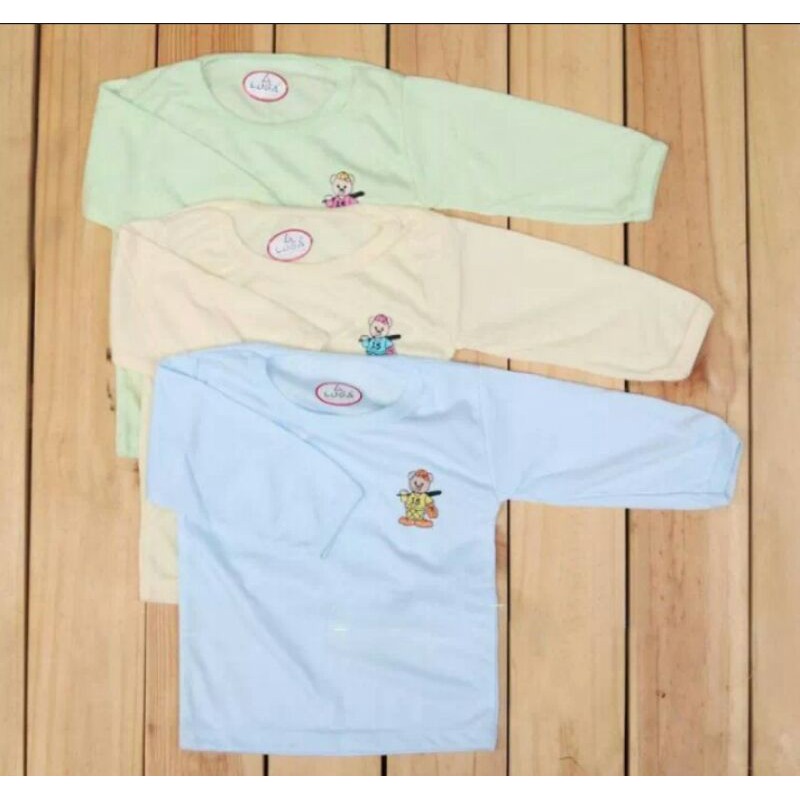 3 pcs Kaos luga panjang / kaos panjang bayi / kaos panjang anak 1 tahun