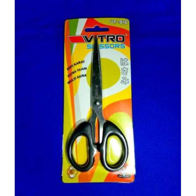 

Gunting V-tro ukuran sedang 6 inch | gunting serbaguna , harga untuk 1pcs | kualitas tajam