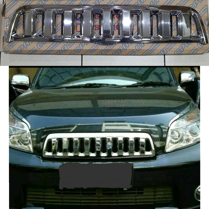 Grille GRILL DEPAN BUMPER chrome TOYOTA  RUSH / DAIHATSU TERIOS LAMA 2010 MODEL HUMMER CROME