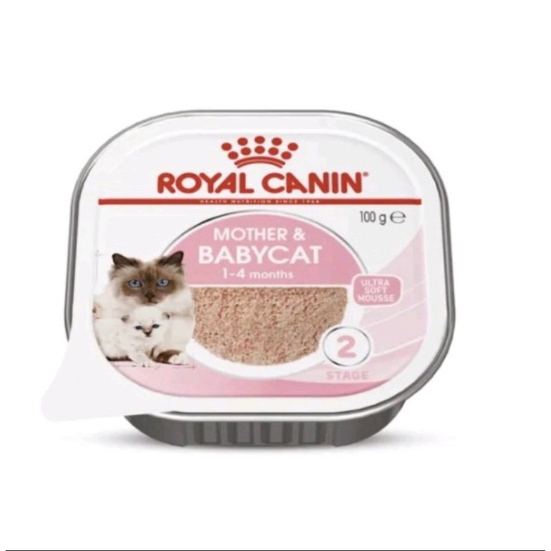 Royal Canin Mother &amp; Babycat Mousse 100Gr Wet / Makanan Kucing Basah Baby Cat