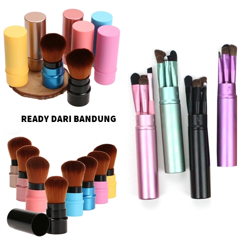 Brush Portable Brus Tarik Beauty Tools Eye Brush Blush On dan Foundation Untuk Travel