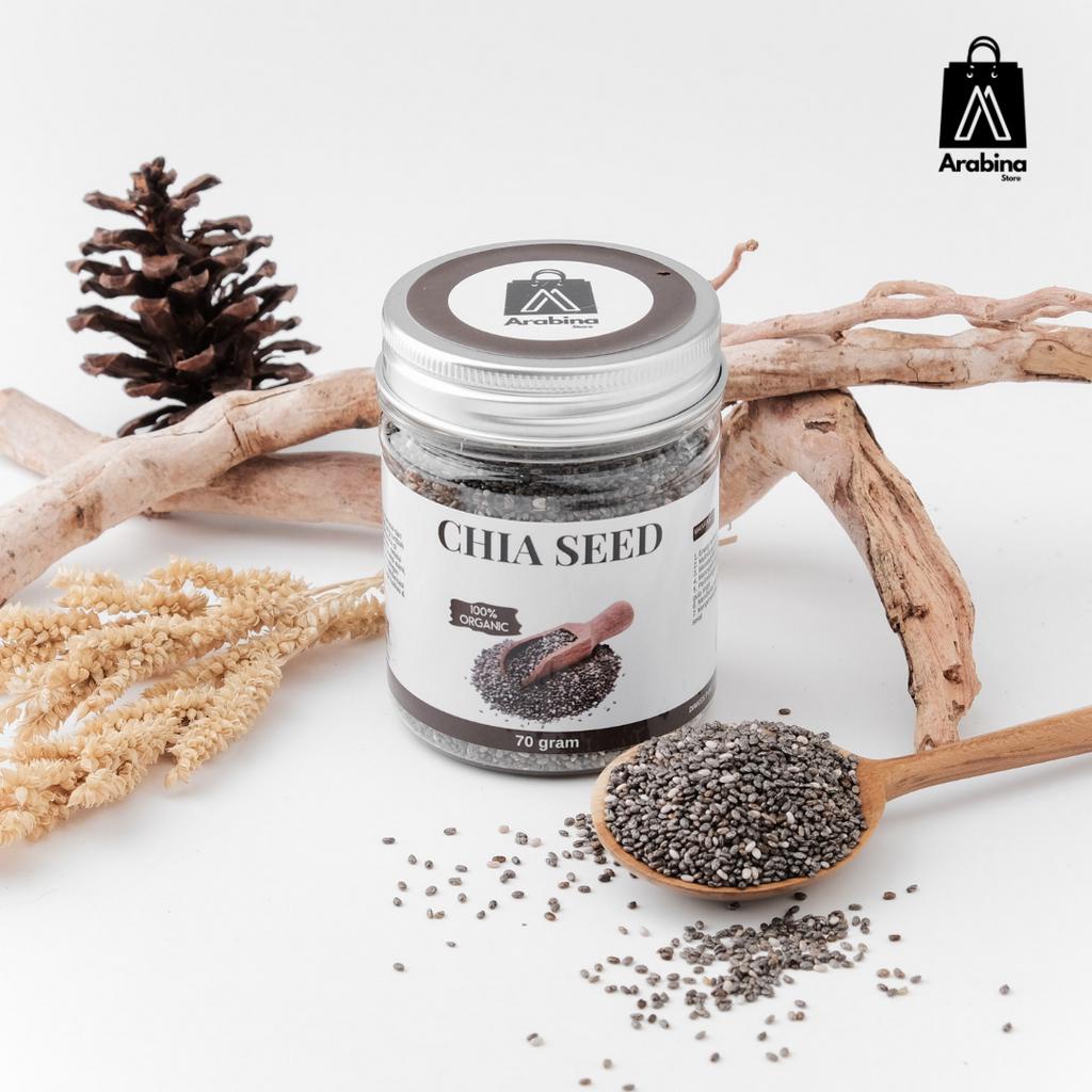 Arabina Biji Chia Seeds Organic Cia Chea Cea Seed Untuk Diet Ori