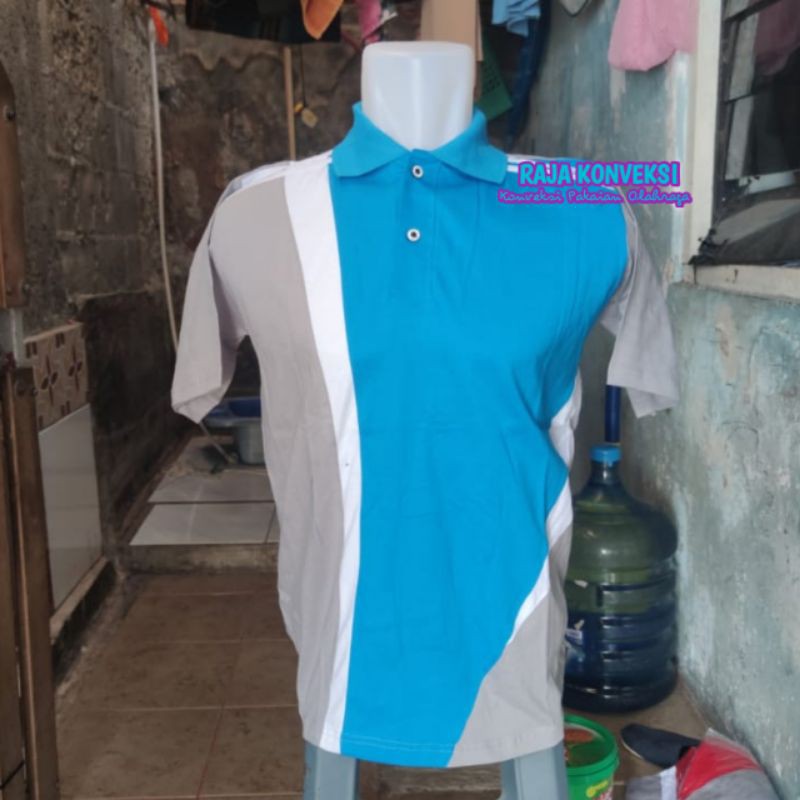 Baju Seragam Olahraga Lengan Pendek Kerah Unisex/Baju Seragam Pendek Dewasa