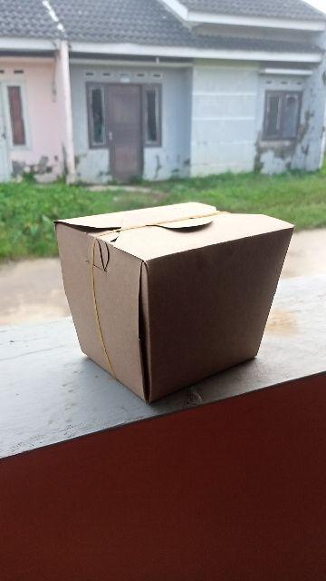 Foodpail Size M/box Bento/rice Box/rice Bowl 10oz/box Makanan Polos/bahan/kemasan Pail Craft (60pcs)