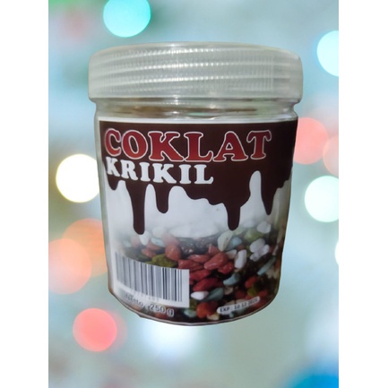 Permen Coklat Kerikil Mesir / Rock Coklat kerikil Mesir Toples 250gr Original