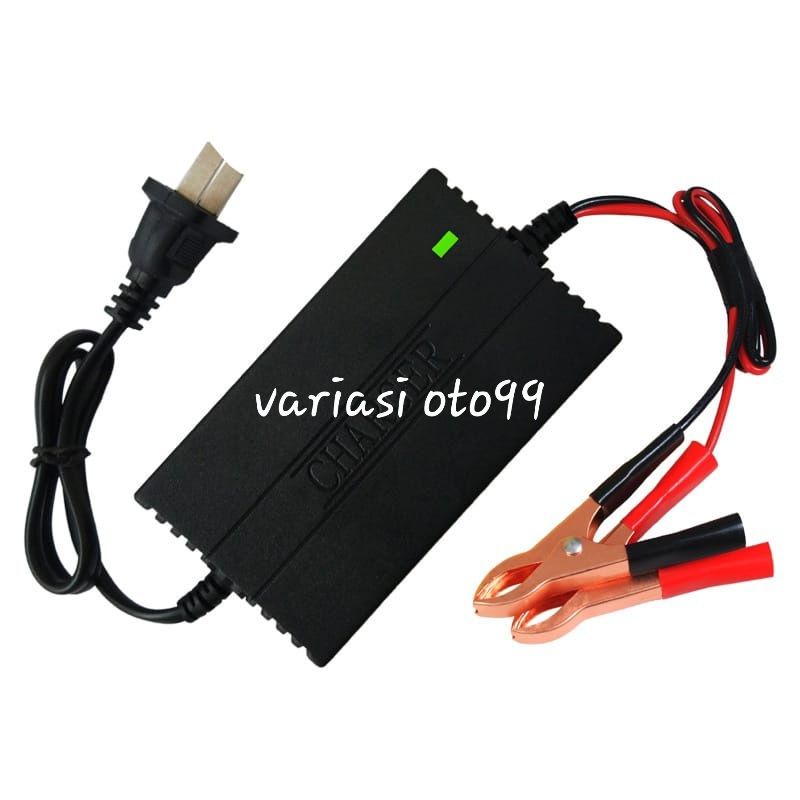 Alat Charger Aki Motor mobil 12Volt 2amper Portable Otomatis