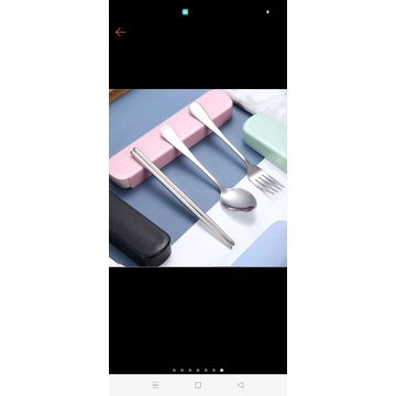 sendok garpu sumpit stainless set