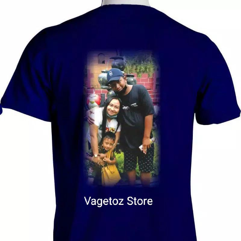 KAOS cetak foto kaos DEWASA lengan pendek