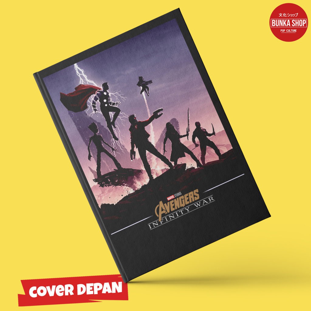 

Terlaris ✨ - Notebook Marvel Avengers Infinity War 3A Hardcover A5 Buku Tulis Catatan Note Agenda Planner Jurnal3.1.23