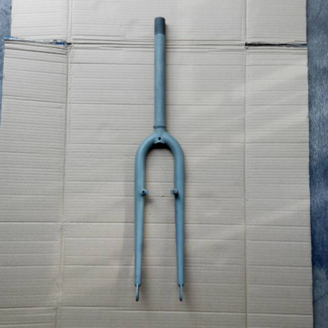 Fork Rigid MTB 26 " Oversize Drat OS Steel V-brake Only Mentahan NOS