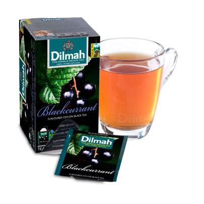 

DILMAH BLACKCURRANT TEA BAG - FLAVORED CEYLON BLACK TEA - TEA BAGS 20