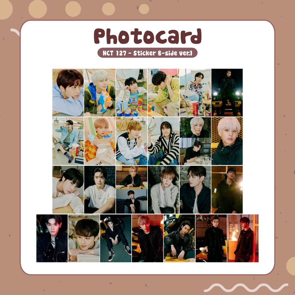 PAHE NCT 127 PHOTOCARD LOMOCARD BUNFLAG