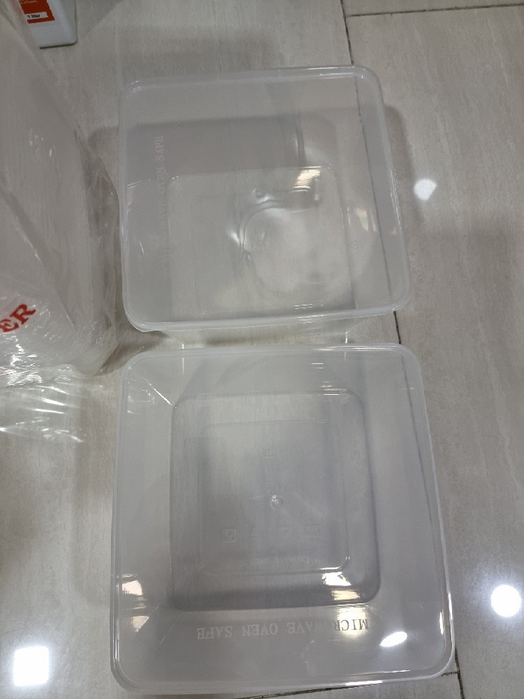 Thinwall / Food Container Besar 3000 Ml Square / Kotak
