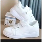 YASMINALSHOP11- sepatu anak sneakers polos tali frepet.murah dan lucu.usia 1 sampai 9 tahun