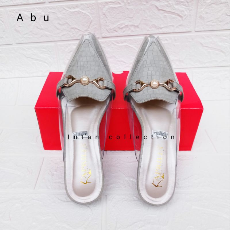 Sepatu/sandal bustong mika/sendal hak wanita/platshoesl/sandak hak 3cm pesta remaja terbaru cod