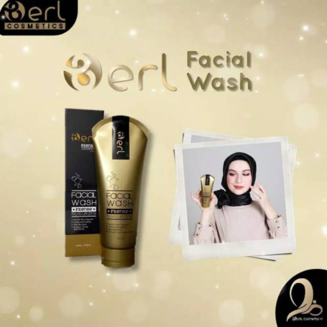 COD B ERL Facial Wash Facial Foam Intense Lightening Mousturizing Berlcosmetics Berl SABUN MUKA BERL