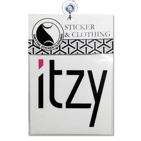 Stiker ITZY MIDZY Logo 2W Cutting Sticker KPOP aksesoris Motor Mobil