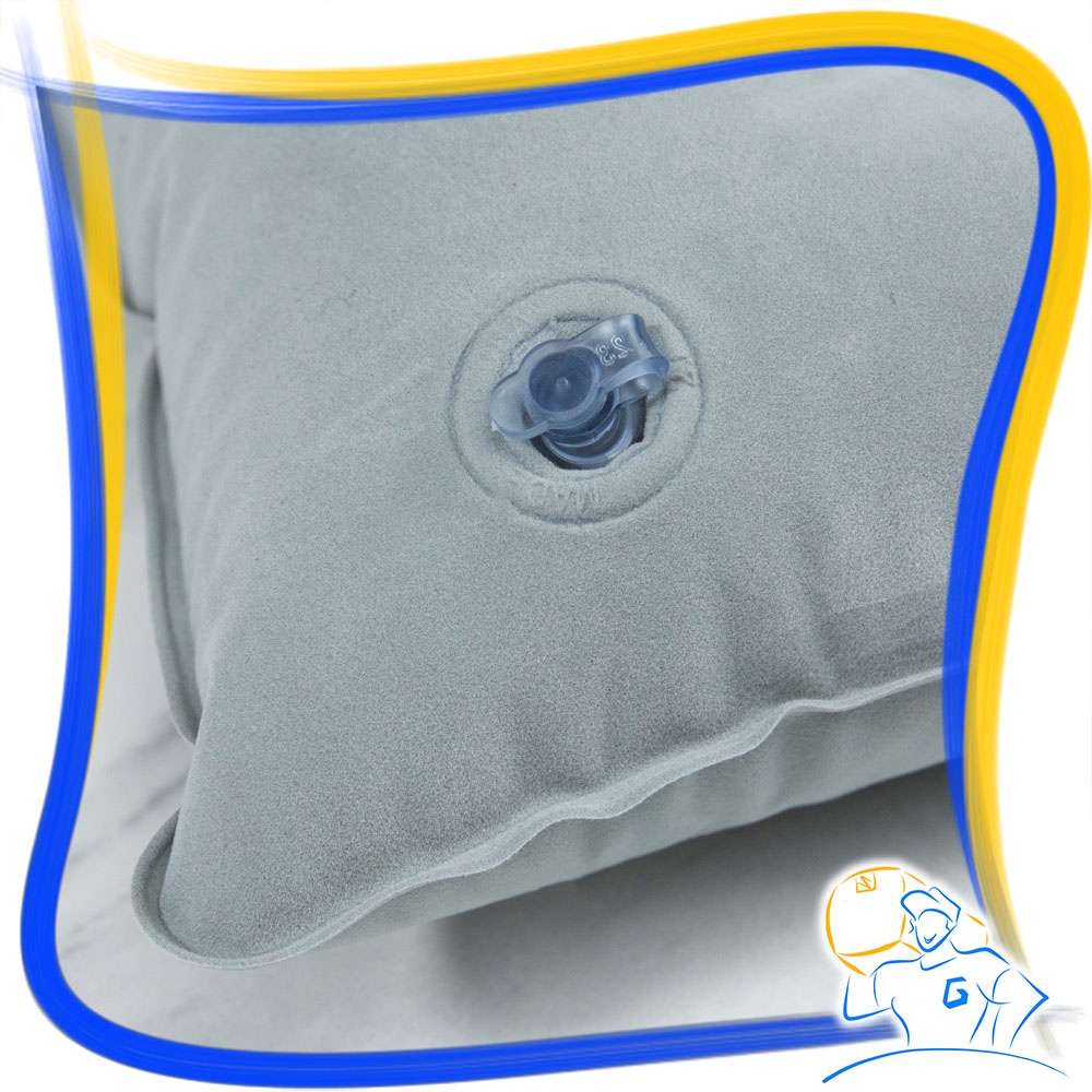 Bantal Angin Tiup Travel Lipat Kecil Travel Pillow Camping Bantal Kepala Inflatable