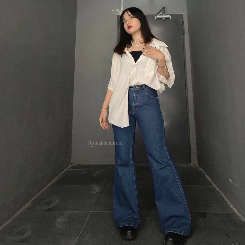 CELANA JEANS CUTBRAY WANITA PREMIUM/HIGHT WAIST JEANS CUTBRAY WANITA